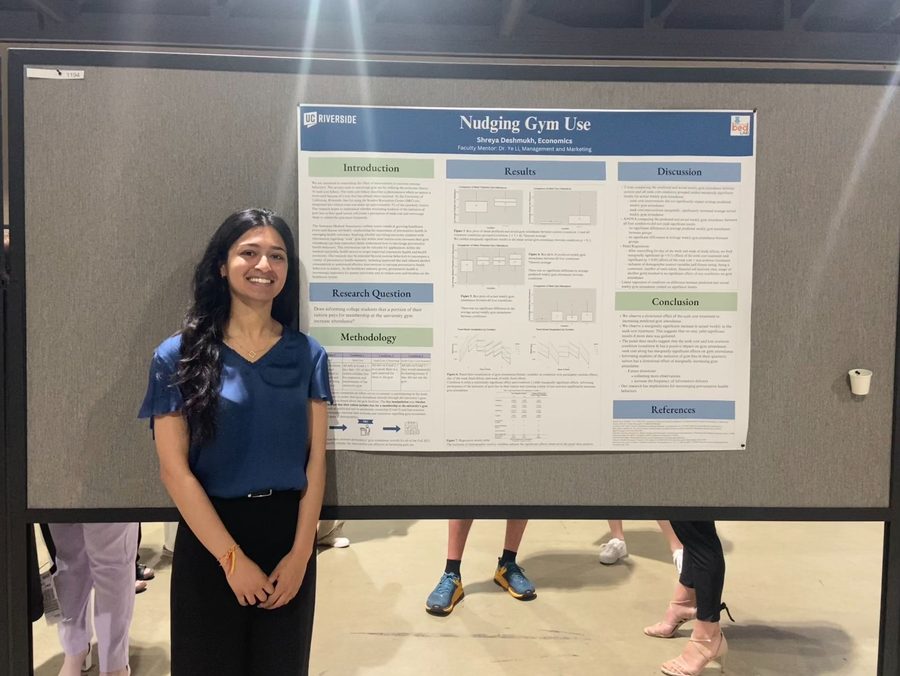 Iva, Alyssa, and Shreya present at NCUR photo 2