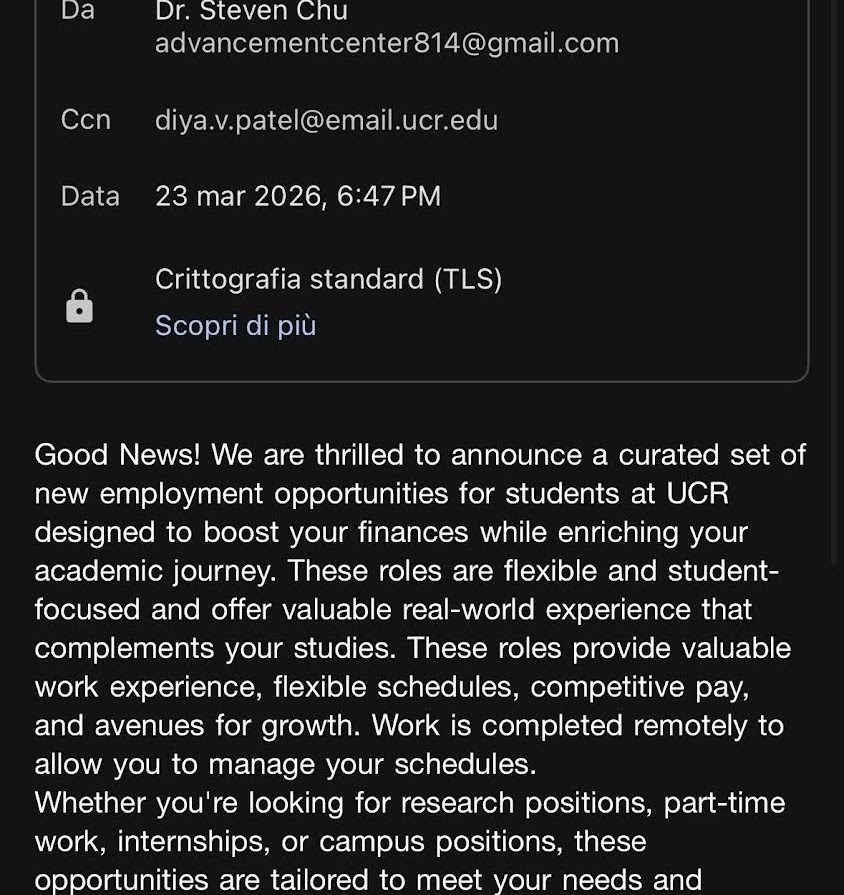Fraud email example 2